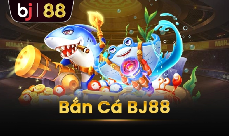 Bắn cá BJ88 giao diện 3D hấp dẫn, sinh động thân thiện thu hút người chơi.